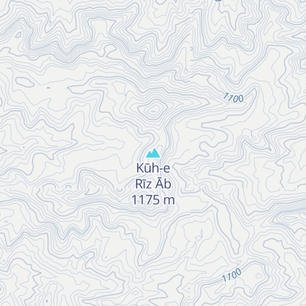 Map of Kūh-e Rīz Āb