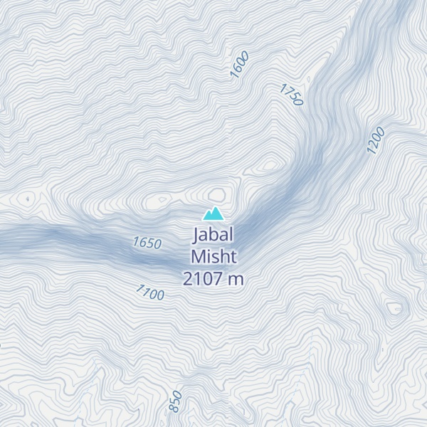 Map of Jabal Misht