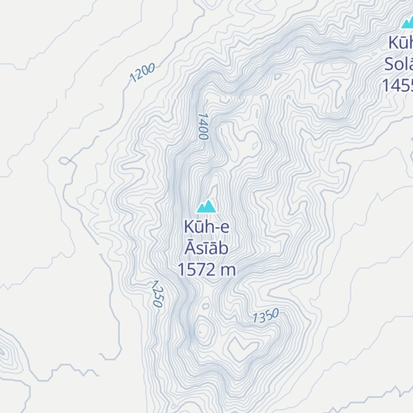 Map of Kūh-e Āsīāb