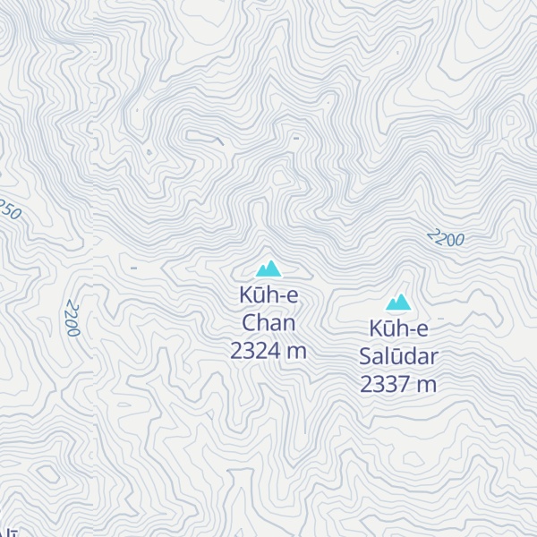 Map of Kūh-e Chan