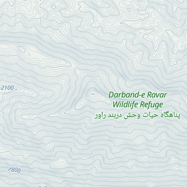 Map of Kūh-e Chahār Kūh