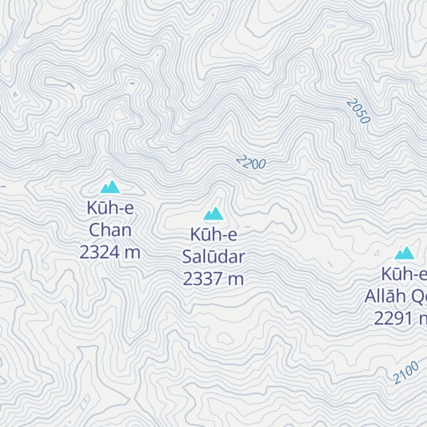 Map of Kūh-e Salūdar