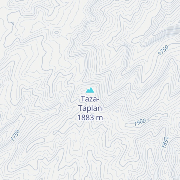 Map of Taza-Taplan