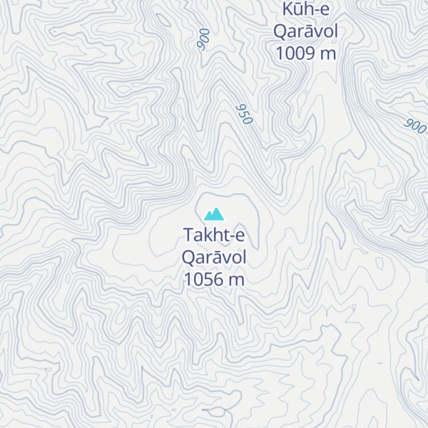 Map of Takht-e Qarāvol
