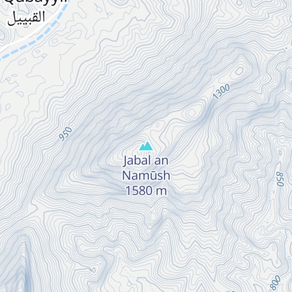 Map of Jabal an Namūsh
