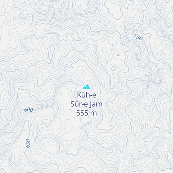 Map of Kūh-e Sūr-e Jam