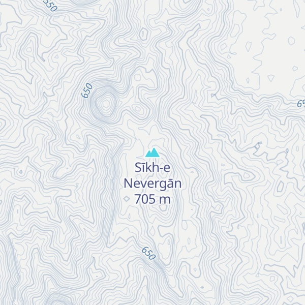 Map of Sīkh-e Nevergān