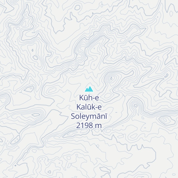 Map of Kūh-e Kalūk-e Soleymānī