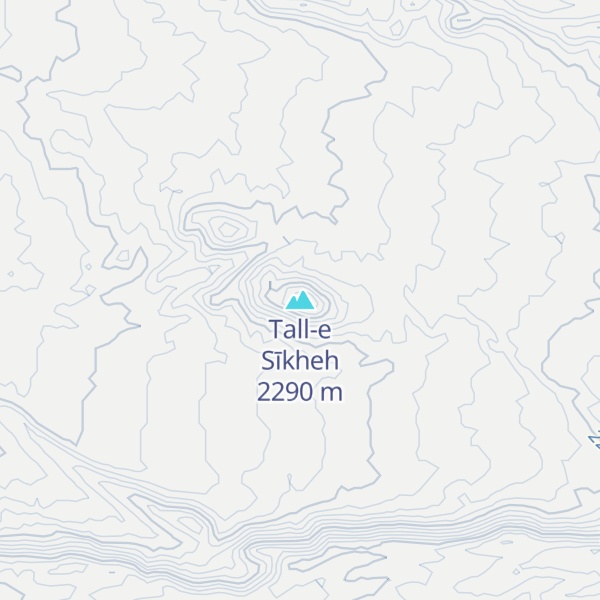 Map of Tall-e Sīkheh