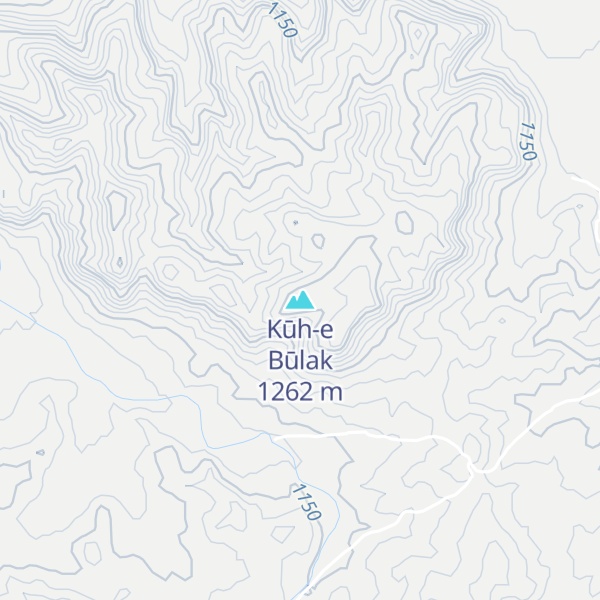 Map of Kūh-e Būlak
