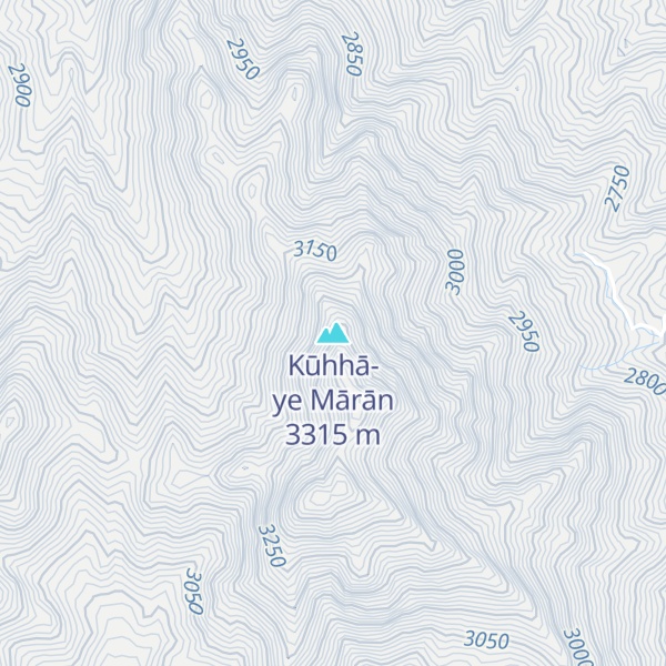 Map of Kūhhā-ye Mārān