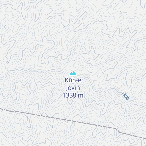 Map of Kūh-e Jovīn