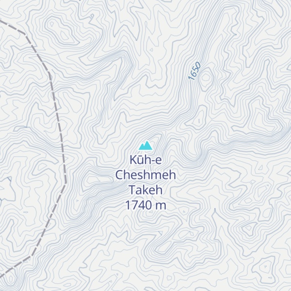 Map of Kūh-e Cheshmeh Takeh