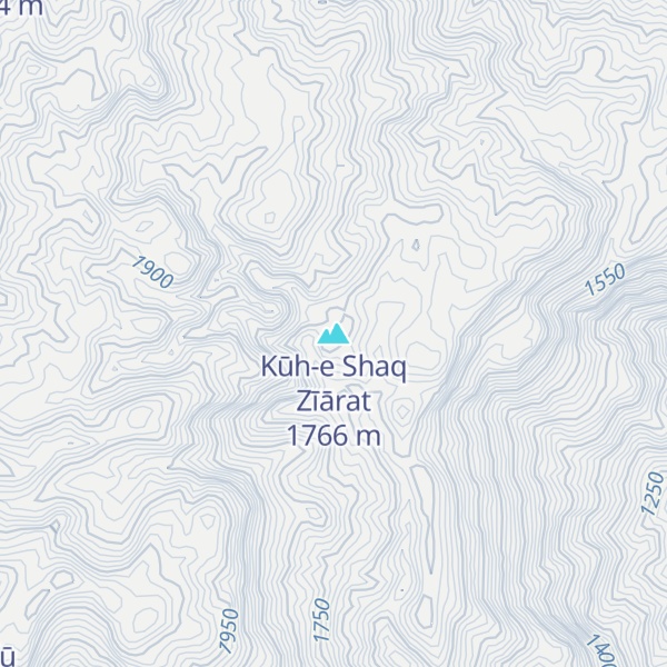 Map of Kūh-e Shaq Zīārat