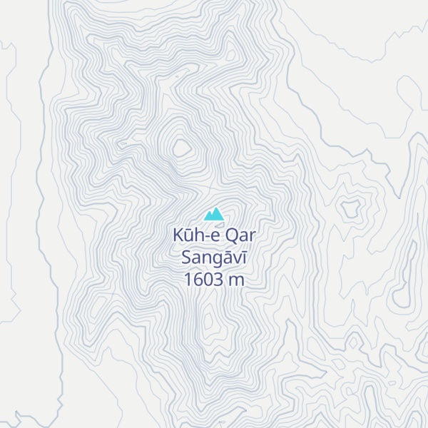Map of Kūh-e Qar Sangāvī