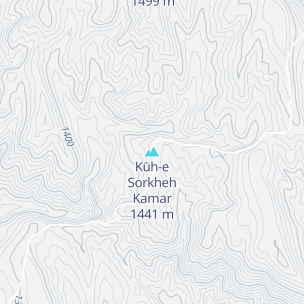 Map of Kūh-e Sorkheh Kamar