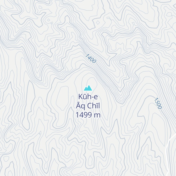 Map of Kūh-e Āq Chīl