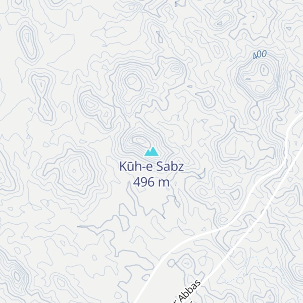 Map of Kūh-e Sabz