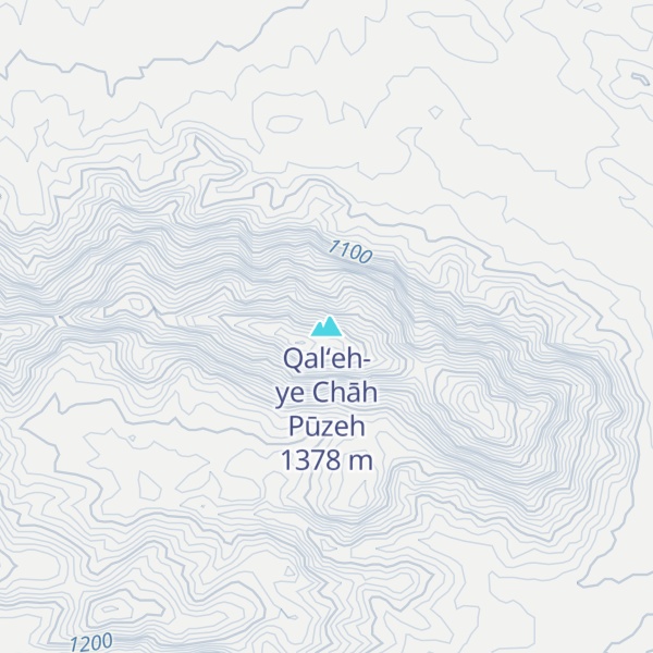 Map of Qal‘eh-ye Chāh Pūzeh