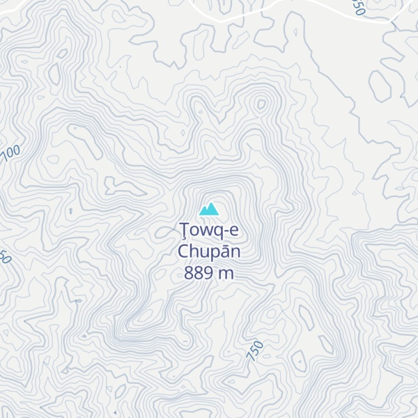 Map of Ţowq-e Chupān