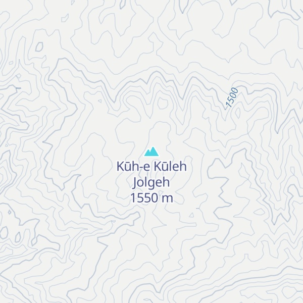 Map of Kūh-e Kūleh Jolgeh