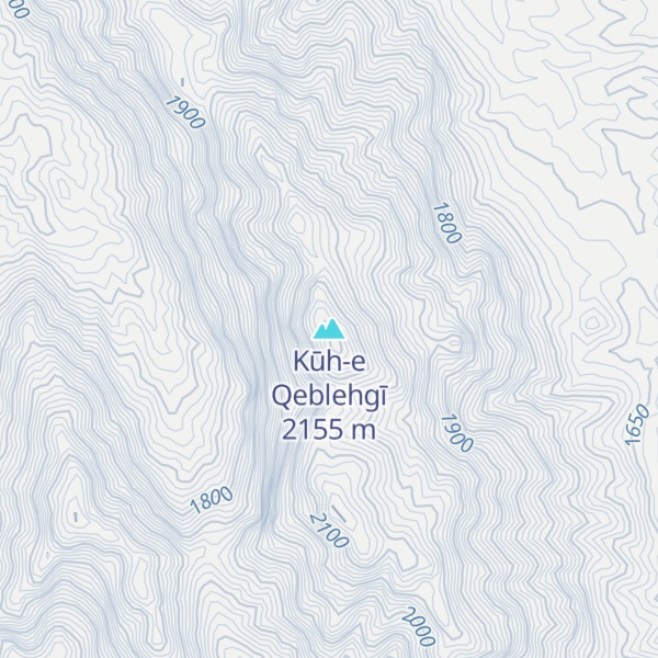Map of Kūh-e Qeblehgī