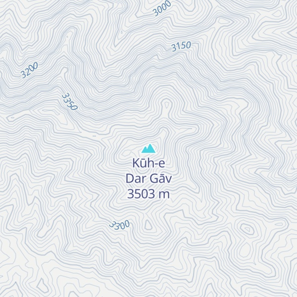 Map of Kūh-e Dar Gāv