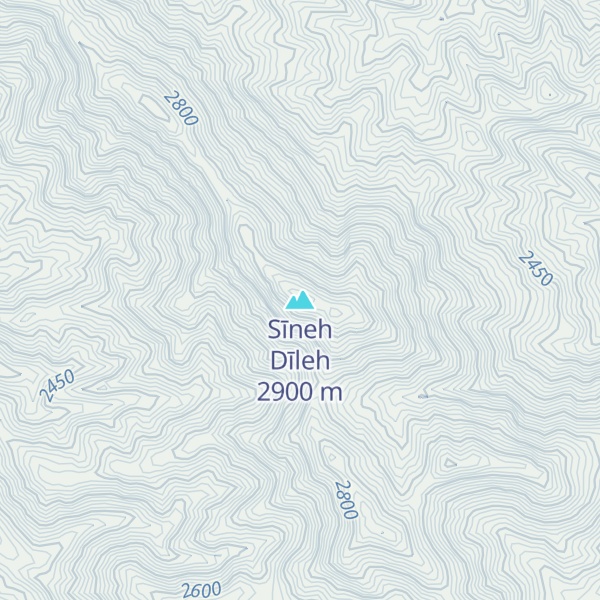 Map of Sīneh Dīleh