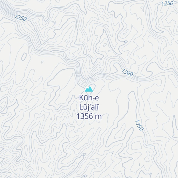 Map of Kūh-e Lūj‘alī