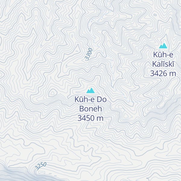 Map of Kūh-e Do Boneh