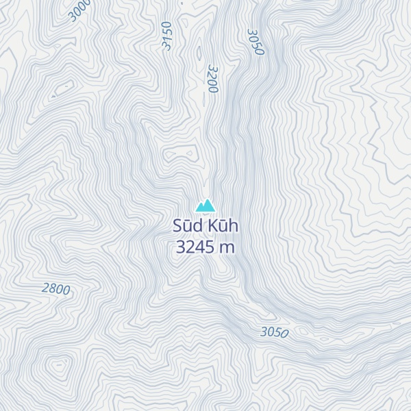 Map of Sūd Kūh