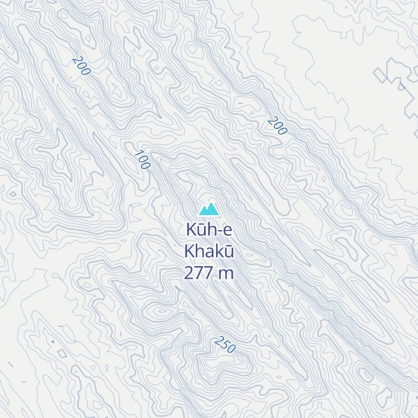 Map of Kūh-e Khakū