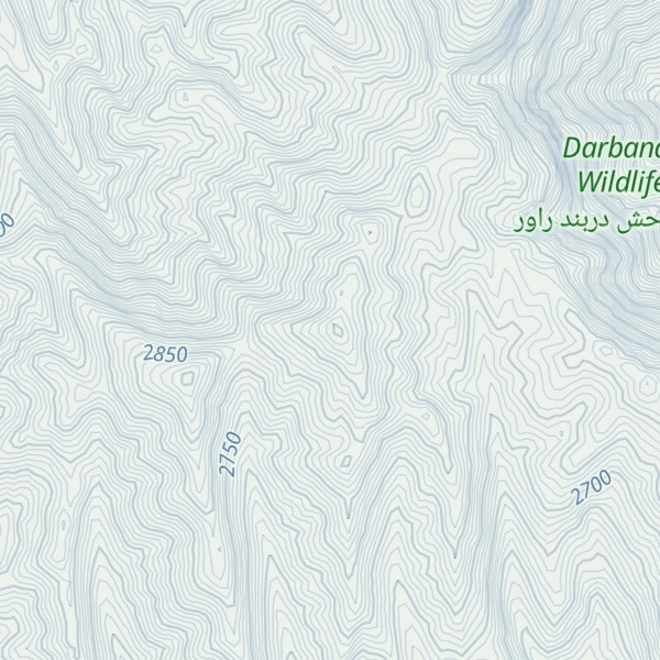 Map of Kūh-e Qaţārow