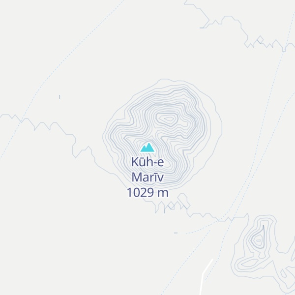 Map of Kūh-e Marīv