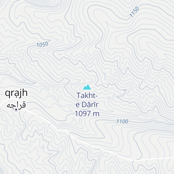 Map of Takht-e Dārīr