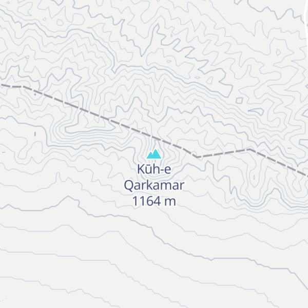 Map of Kūh-e Qarkamar