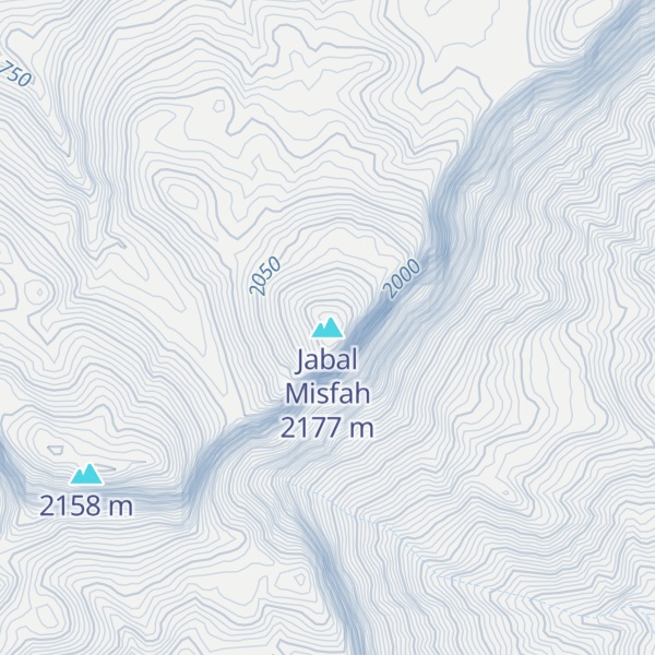 Map of Jabal Misfah