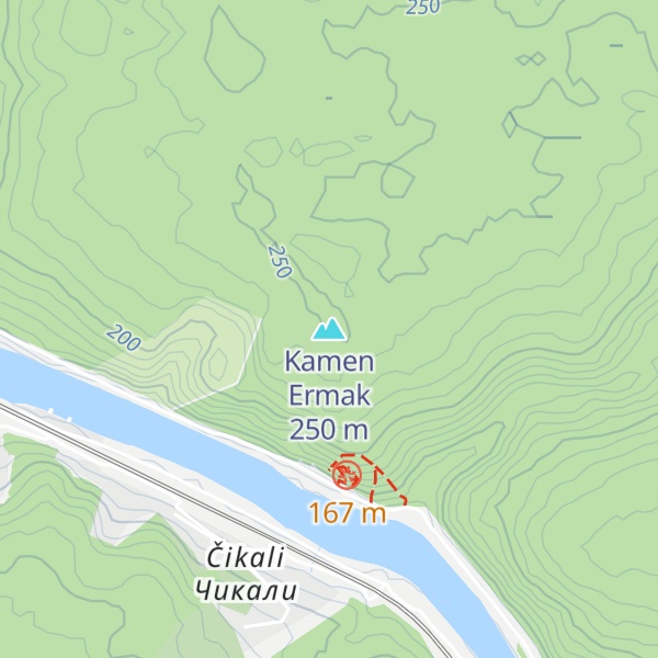 Map of Kamen Ermak