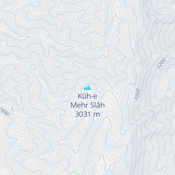 Map of Kūh-e Mehr Sīāh