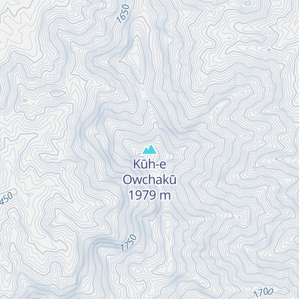 Map of Kūh-e Owchakū