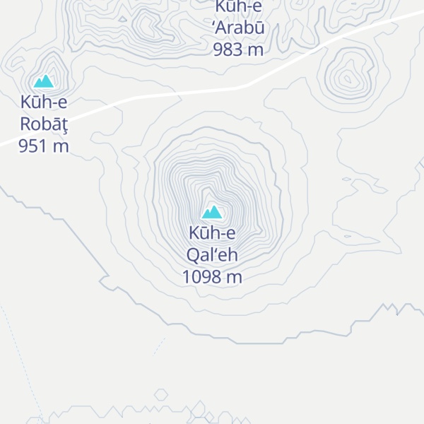 Map of Kūh-e Qal‘eh