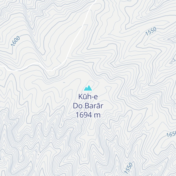 Map of Kūh-e Do Barār
