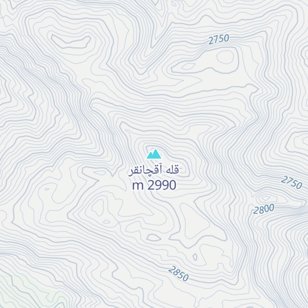 Map of قله آقچانقر