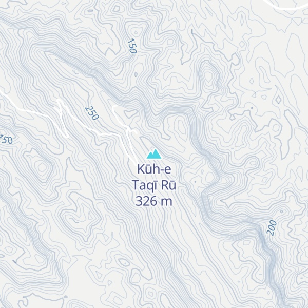 Map of Kūh-e Taqī Rū