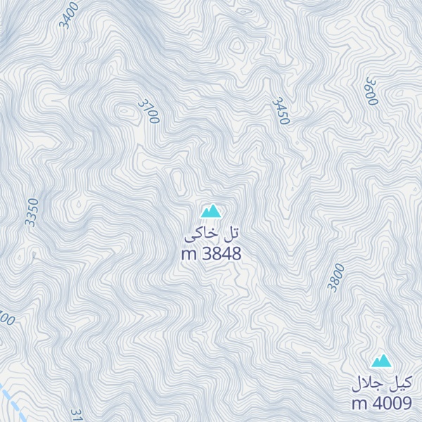 Map of تل خاکی
