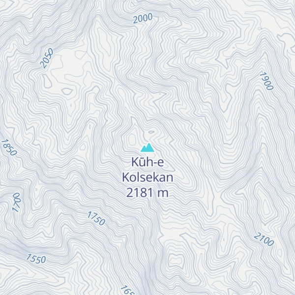 Map of Kūh-e Kolsekan