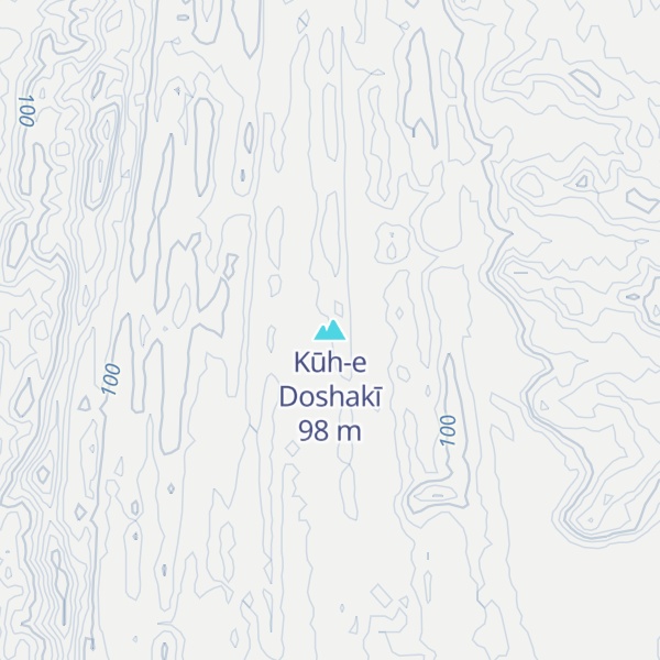 Map of Kūh-e Doshakī