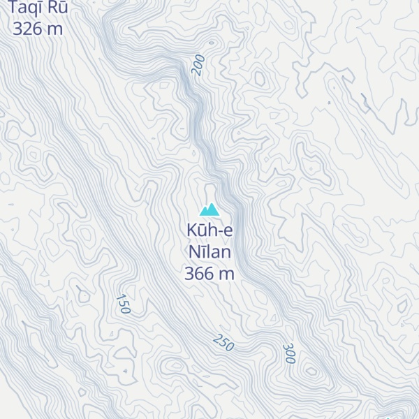 Map of Kūh-e Nīlan