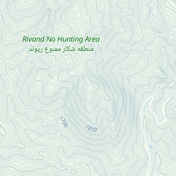 Map of Kūh-e Khal Bar