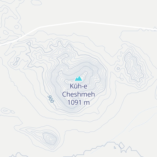 Map of Kūh-e Cheshmeh